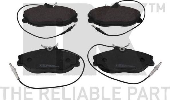 Тормозные колодки NK передние для Peugeot 607 I 2000-2005. Артикул 223737