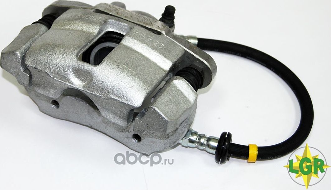 Суппорт ВАЗ-2108 левый со шлангом в сборе без колодок (LGR). Артикул LGR6335