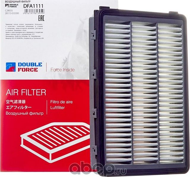 Фильтр воздушный (Double Force). Артикул DFA1111