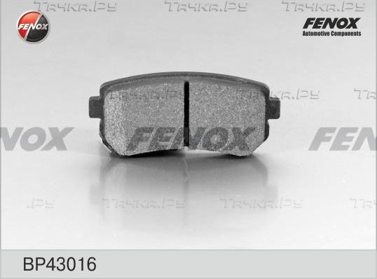 Тормозные колодки Fenox задние для Kia Rio II 2005-2011. Артикул BP43016