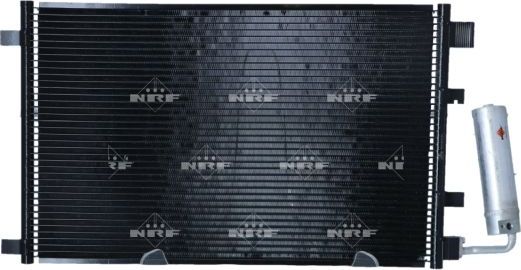 Радиатор кондиционера (конденсатор) NRF EASY FIT для Nissan Qashqai I 2007-2013. Артикул 350042