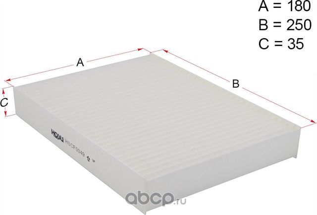 Фильтр салона NISSAN X-TRAIL T32 14-/QASHQAI 14-/MARCH 10-/PULSAR 1.5 14 (Hosu). Артикул HSCF0049