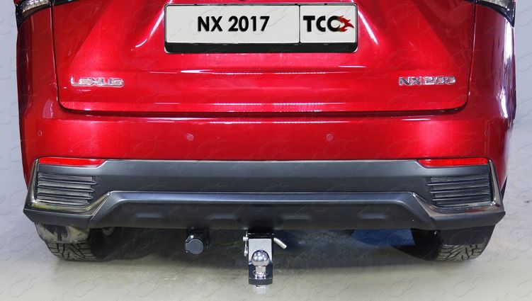 Фаркоп ТСС оцинкованный под американский квадрат для Lexus NX 200 2017-2021. Артикул TCU00109