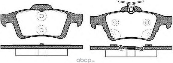 Тормозные колодки Ford. Артикул 1683374
