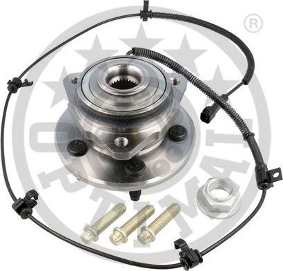 Ступичный подшипник (комплект) Optimal передний левый для Jeep Cherokee III (KJ) 2001-2008. Артикул 991731