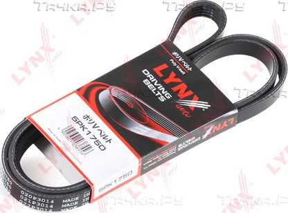 Приводной ремень поликлиновой LYNXauto для Renault Sandero II 2007-2009. Артикул 5PK1750