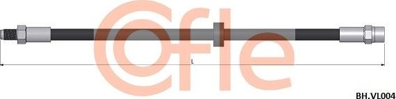 Тормозной шланг Cofle задний правый/левый для Volvo 960 I 1990-1996. Артикул 92.BH.VL004