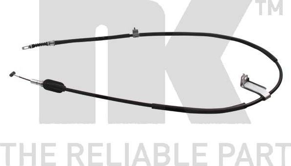 Трос ручника (тросик ручного тормоза) NK. Артикул 902660