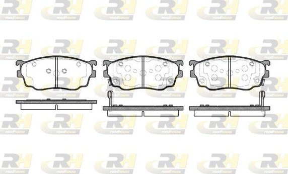 Тормозные колодки RoadHouse передние для Mazda 626 V (GF) 1998-2002. Артикул 2800.02