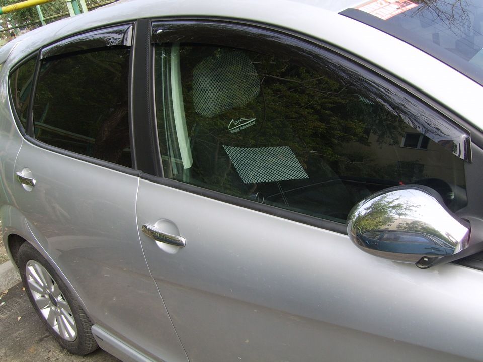 Дефлекторы Cobra Tuning для окон Seat Altea (вкл. Xl) 2004-2026. Артикул S10104