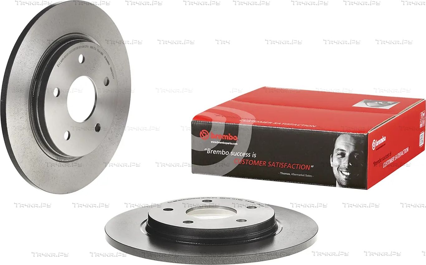 Тормозной диск Brembo UV Coated задний для Dodge Journey I 2008-2026. Артикул 08.N123.11