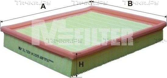 Воздушный фильтр MFilter. Артикул K 159