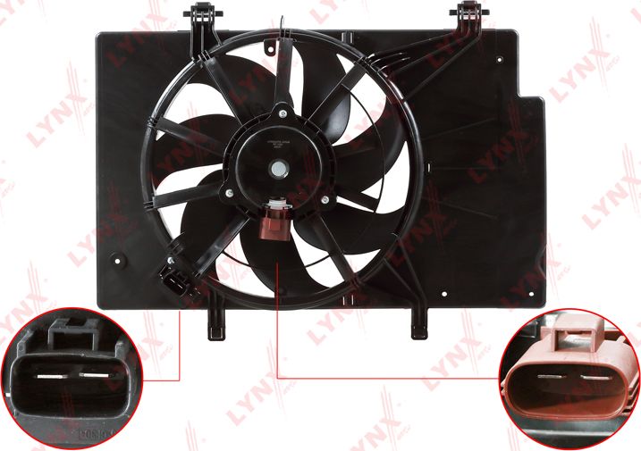 Вентилятор радиатора двигателя LYNXauto. Артикул RF-1203