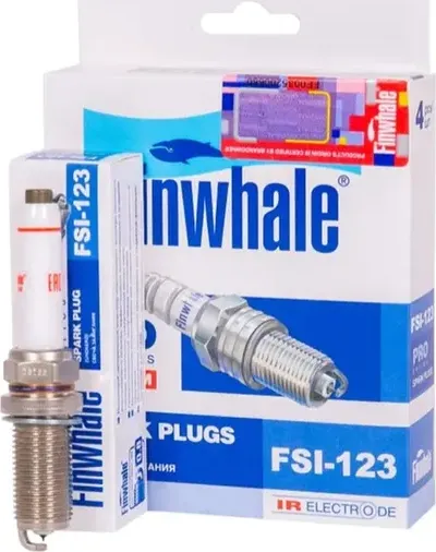 Свеча зажигания VW AUDI SEAT SKODA (13-) (1.8/2.0 TSI/TFSI) (VK22) IRIDIUM FINWH (Finwhale) Finwhale. Артикул FSI123