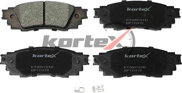 Колодки тормозные TOYOTA CAMRY 18- зад. (Kortex). Артикул KT9001STD