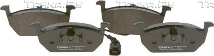 Тормозные колодки Bosch (Low-Metallic) передние для Audi A3 III (8V) 2012-2026. Артикул 0 986 494 721