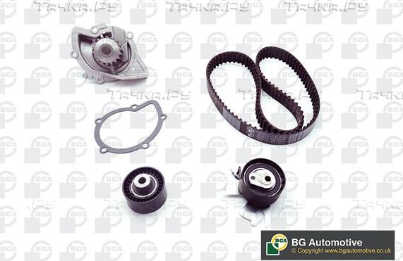 Помпа (водяной насос) с комплектом ремня ГРМ BGA для Peugeot 407 2009-2011. Артикул TB2309CPK