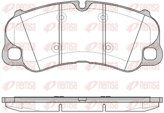 Тормозные колодки Remsa. Артикул 1595.10