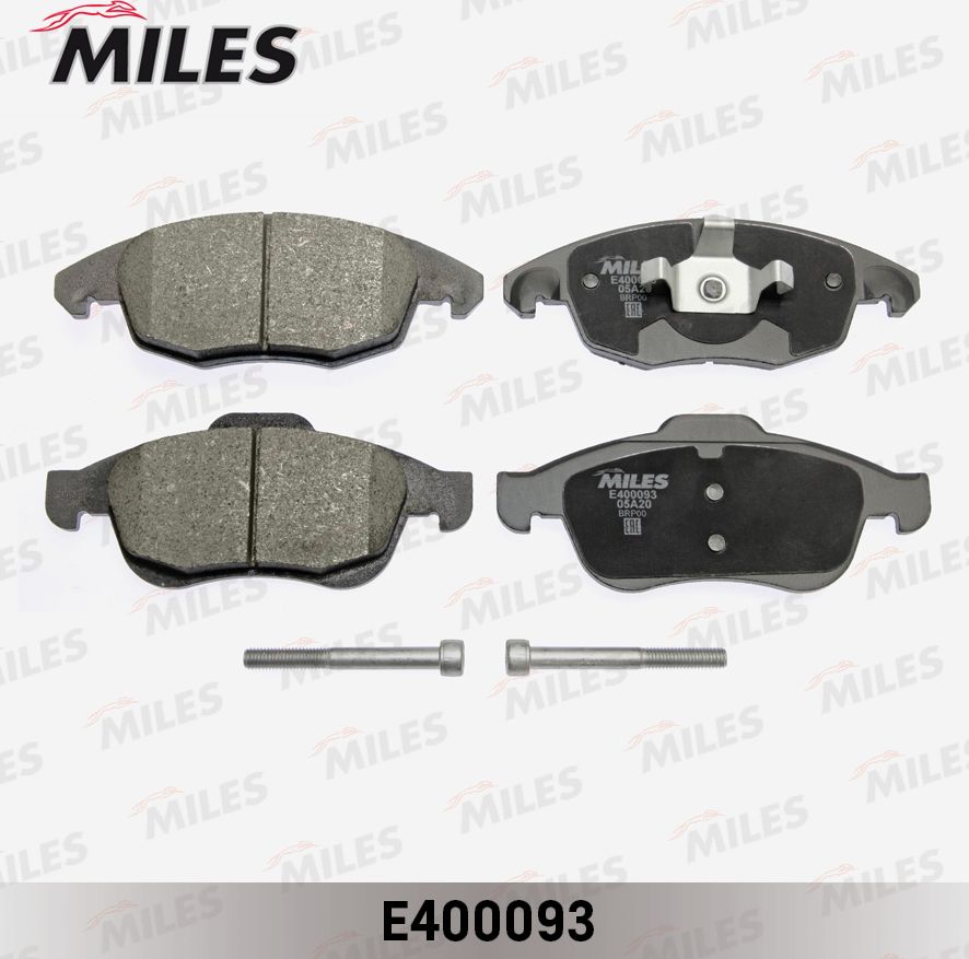 Тормозные колодки Miles (Low-Metallic). Артикул E400093