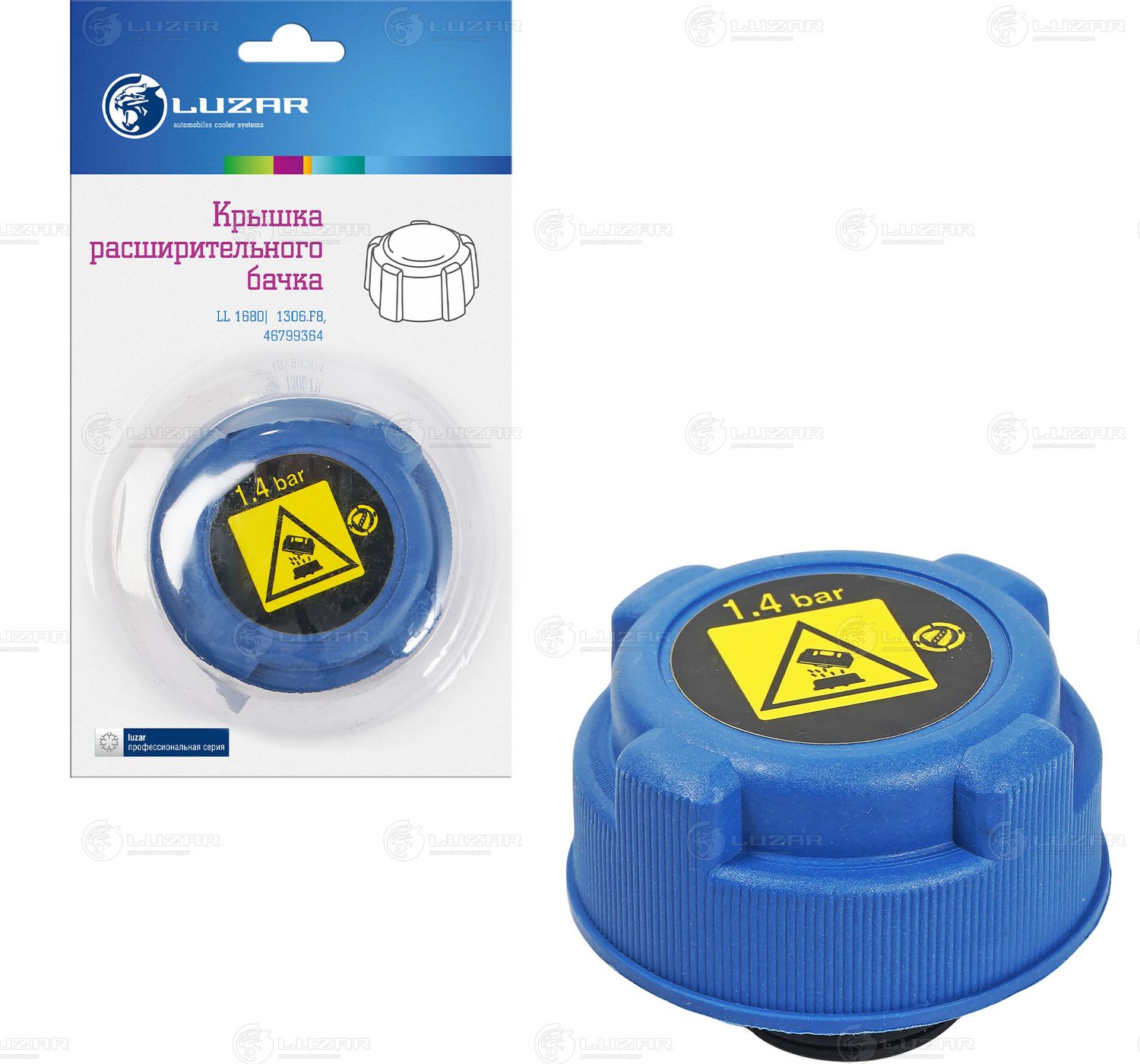 Крышка (пробка) расш. бачка для а/м Fiat Ducato (06-)/Peugeot Boxer/Citroen Jumper (06-) (LL 1680) (Luzar) Luzar (полимерный материал). Артикул LL 1680