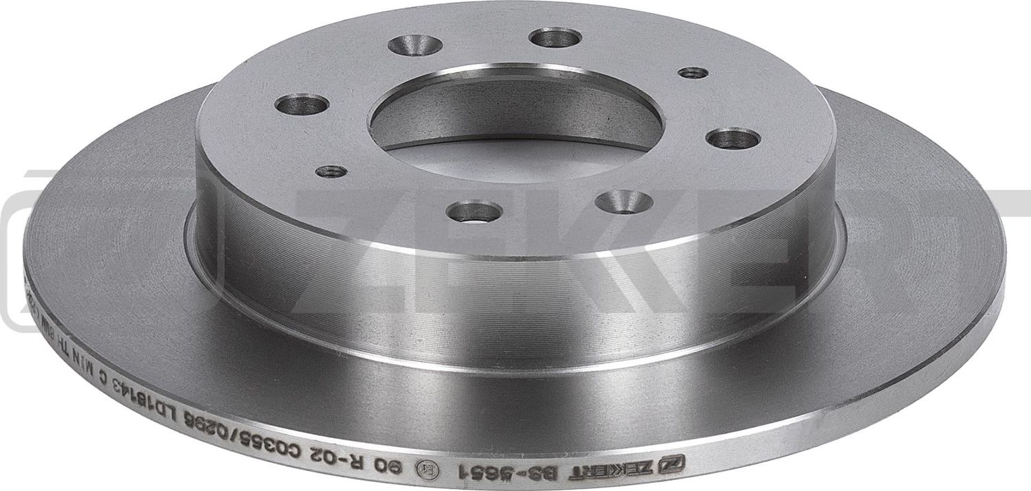 Тормозной диск Zekkert задний для Kia Cerato I 2004-2009. Артикул BS-5651