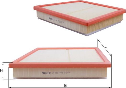 Воздушный фильтр Mahle для MINI Cabrio III (F57) 2014-2026. Артикул LX 4060
