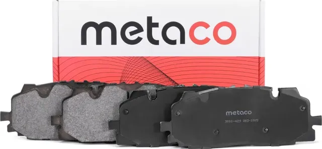 Колодки тормозные передние к-кт (Metaco). Артикул 3000429
