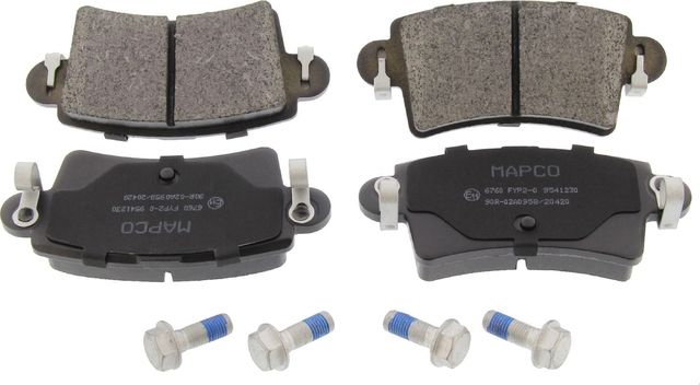 Тормозные колодки MAPCO. Артикул 6760