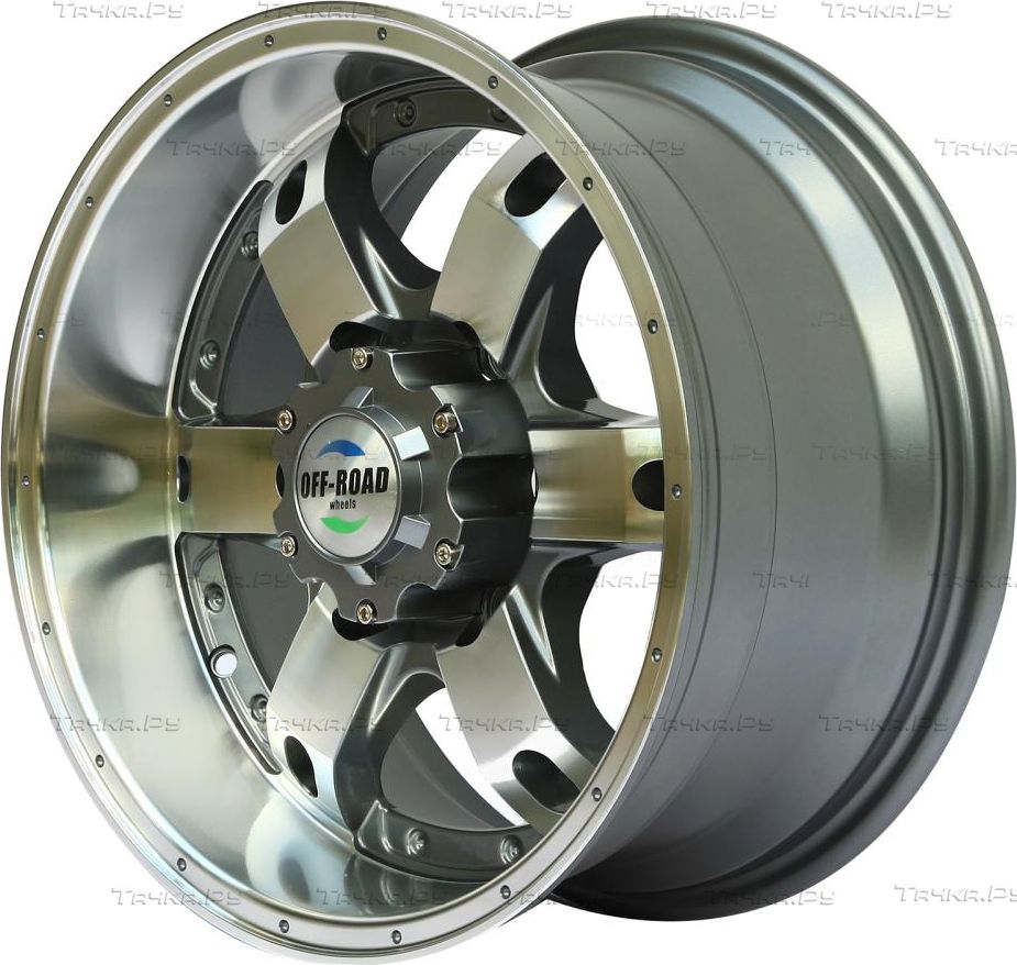 Колёсный диск OFF-ROAD Wheels усиленный литой серебристый 6x139,7 8xR16 d110 ET+10 для Great Wall Safe 2001-2010. Артикул A1680-63910GMP+10