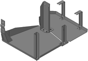 Защита Мотодор для воздушного фильтра Mercedes-Benz Actros 2008-2026. Артикул 21206