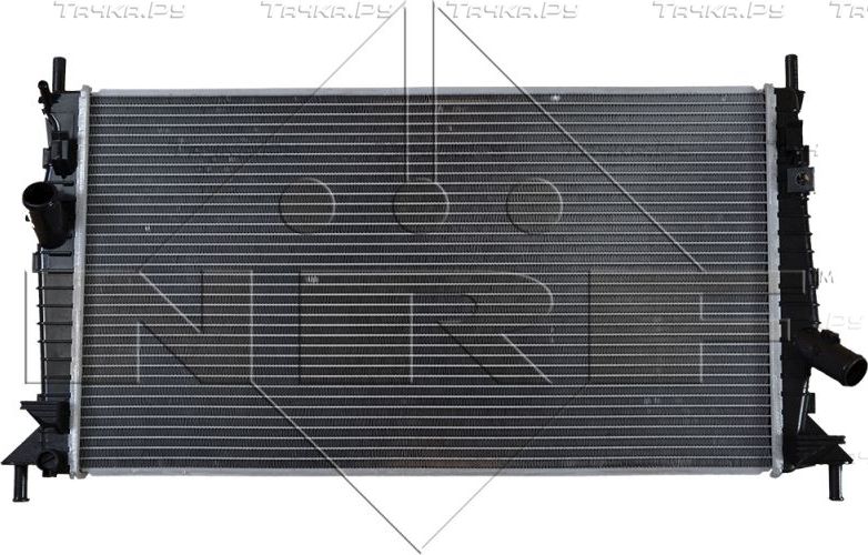 Радиатор охлаждения двигателя NRF (алюминий) для Volvo V50 I 2004-2012. Артикул 55327