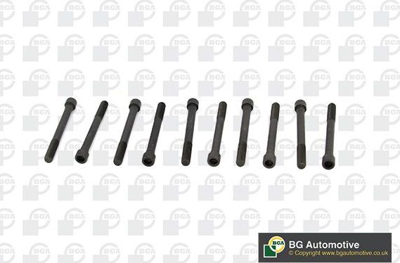 Комплект болтов ГБЦ BGA. Артикул BK1202