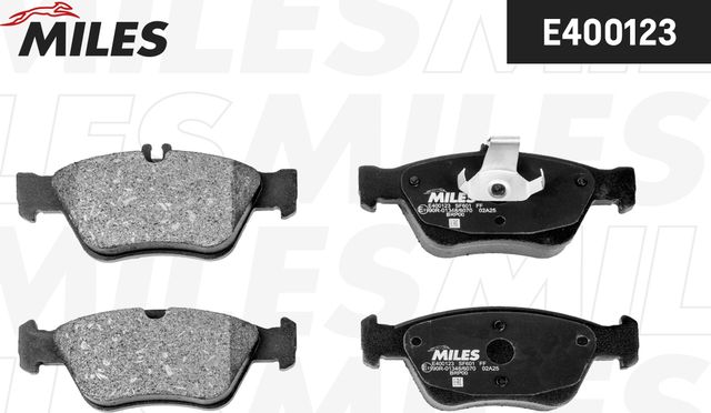 Тормозные колодки Miles (Low-Metallic). Артикул E400123