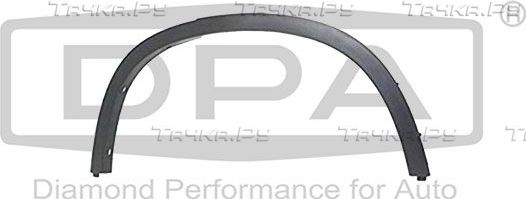 Подкрылок DPA задний левый для BMW X1 I (E84) 2009-2015. Артикул 81294002