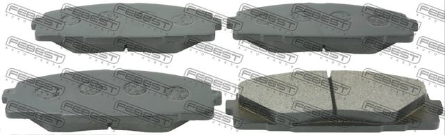 Тормозные колодки Febest. Артикул 0101-KDH201F