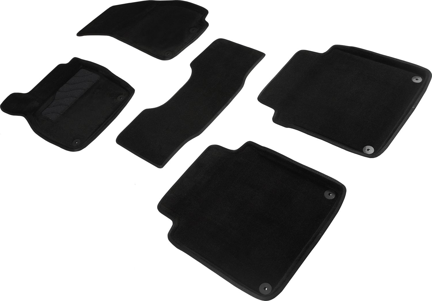 Коврики Seintex 3D ворсовые для салона Audi A8 IV (D5) версия Long 2017-2026. Артикул 90245