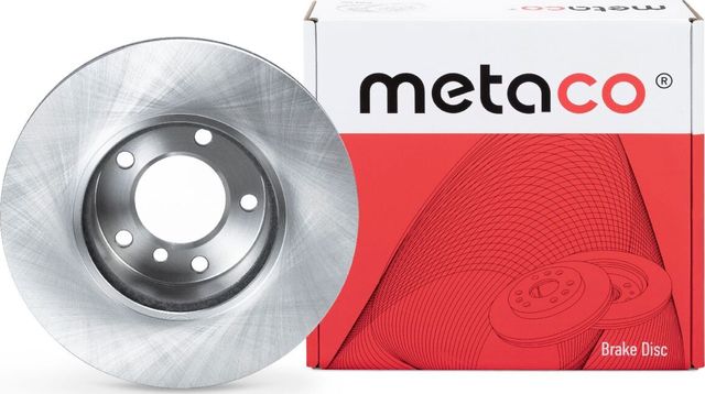 Диск тормозной передний вентилируемый (Metaco). Артикул 3050157