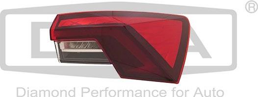 Фонарь задний DPA правый для Skoda Octavia A8 2019-2026. Артикул 89451707902