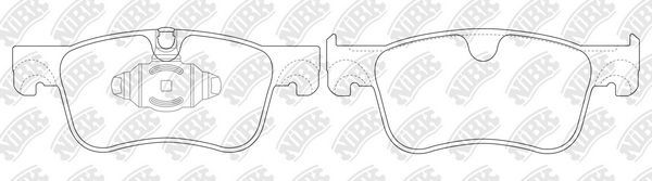Тормозные колодки NiBK. Артикул PN0734
