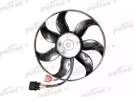 Вентилятор радиатора двигателя Patron левый для Audi A1 I (8X) 2010-2015. Артикул PFN101