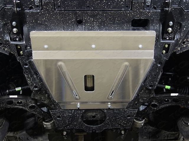 Защита алюминиевая ТСС (4 мм) для картера и КПП Honda CR-V V 2016-2026. Артикул ZKTCC00341