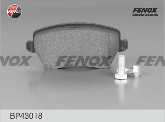 Тормозные колодки Fenox передние для Renault Megane IV 2015-2026. Артикул BP43018