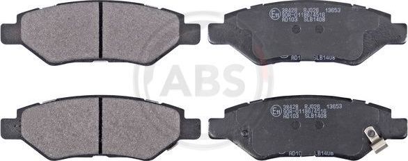 Тормозные колодки ABS. Артикул 38428