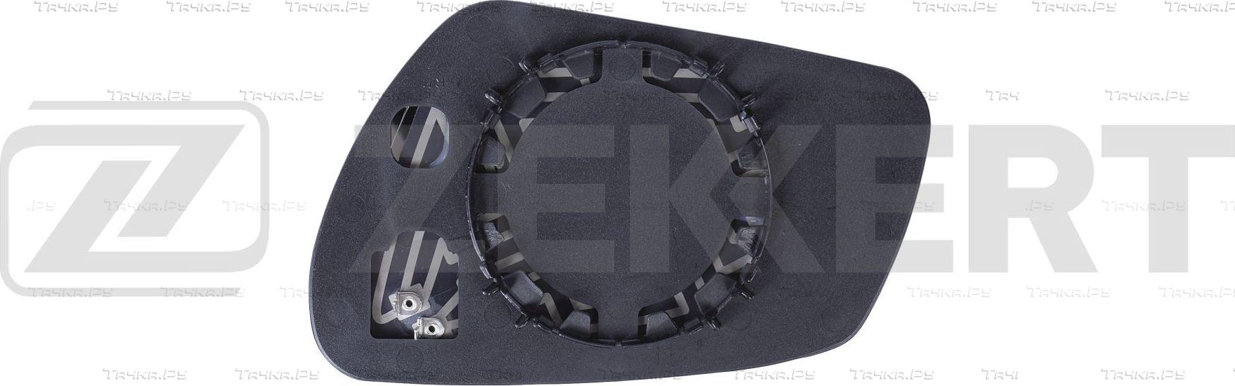 Зеркальное стекло бокового зеркала Zekkert правое для Ford Mondeo III 2003-2007. Артикул SP-1042