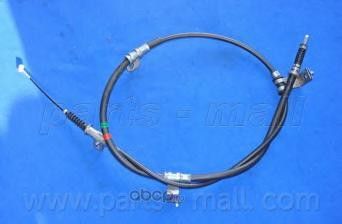 Трос ручного тормоза (Parts-Mall). Артикул PTA-253