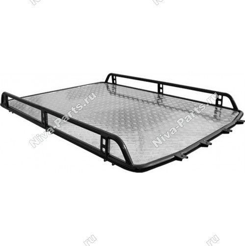 Багажник экспедиционный Niva-Parts с алюминиевым листом без поперечины для УАЗ Patriot 2005-2026. Артикул NP-0033