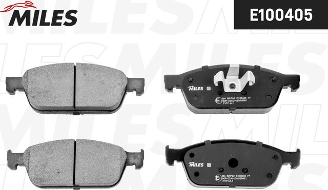 Тормозные колодки Miles (Semi-Metallic). Артикул E100405