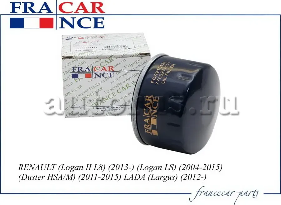Фильтр масляный (Francecar). Артикул FCR210134