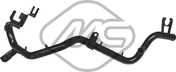 Патрубок радиатора (системы охлаждения) Metalcaucho. Артикул 03094