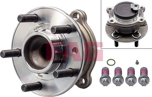 Ступица колеса с интегрированным подшипником Fag. Артикул 713 6791 90